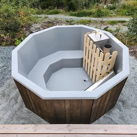 度假居 Nyoppfort Med Mulighet Til A Leie Badestamp *